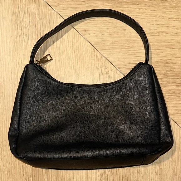 Nordstrom BP Black Faux Leather Shoulder Bag - Picture 2 of 5